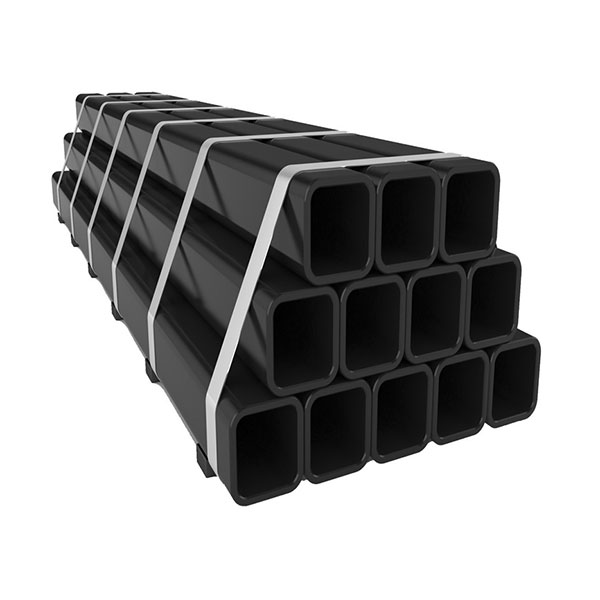 S235JR Tub pătrat negru din oțel carbon
